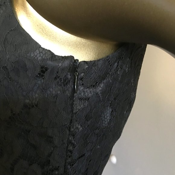 KAREN MILLEN  Black Lace Inset Cocktail Pencil Dress 𝐍𝐄𝐖 𝐖𝐈𝐓𝐇 𝐓𝐀𝐆𝐒! - Picture 12 of 16